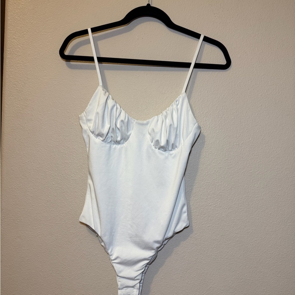 Princess Polly White Bodysuit One Piece